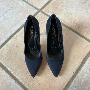 Charles David Navy Blue Heels - Size 6.5